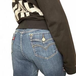 2000s Levi’s Blue High-Rise Straight Leg Jeans